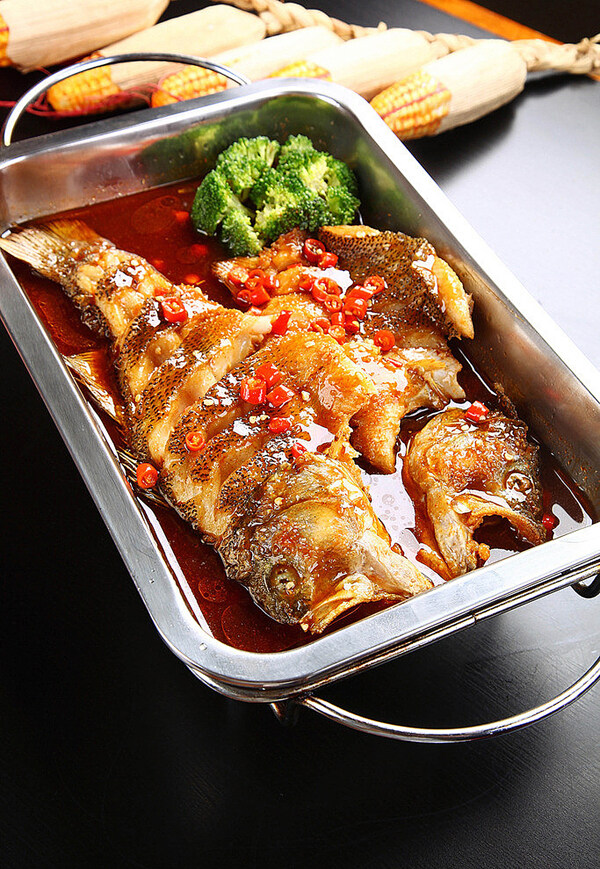 香辣烤魚圖片