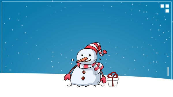 雪中圣誕歐式圣誕背景