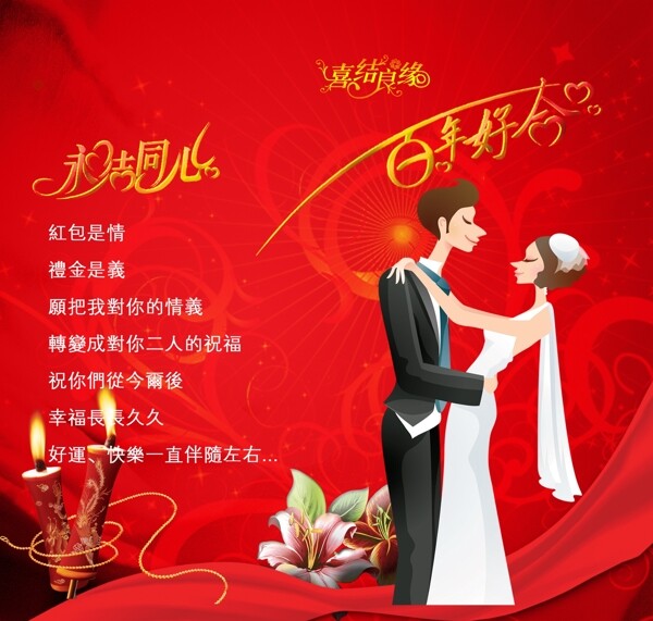 結婚紅包圖片