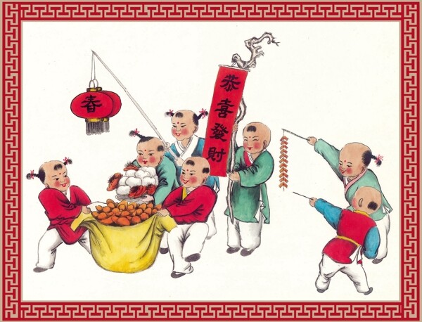 過(guò)年了圖片