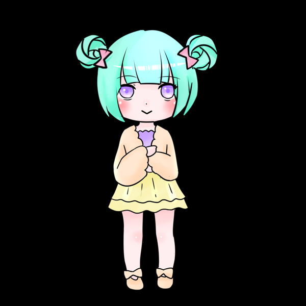 原創(chuàng)少女可商用元素