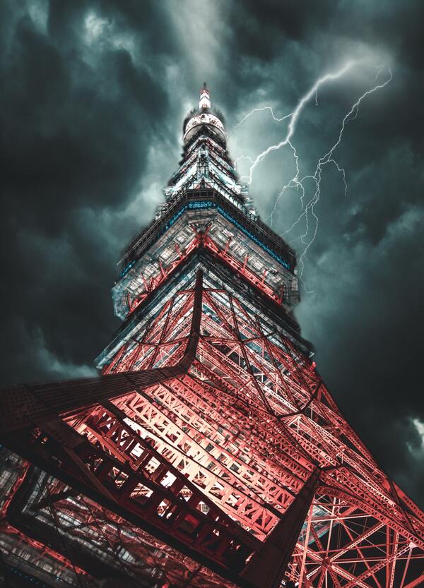 雷击东京塔