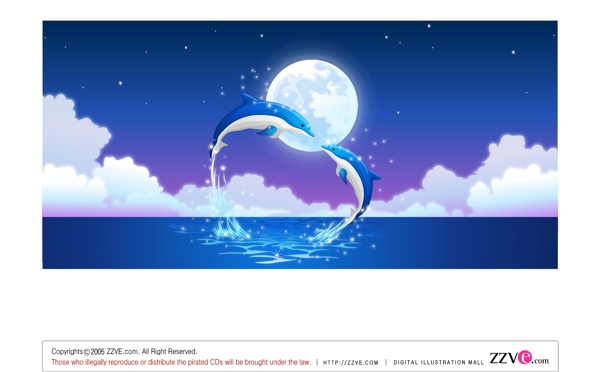 心形海豚