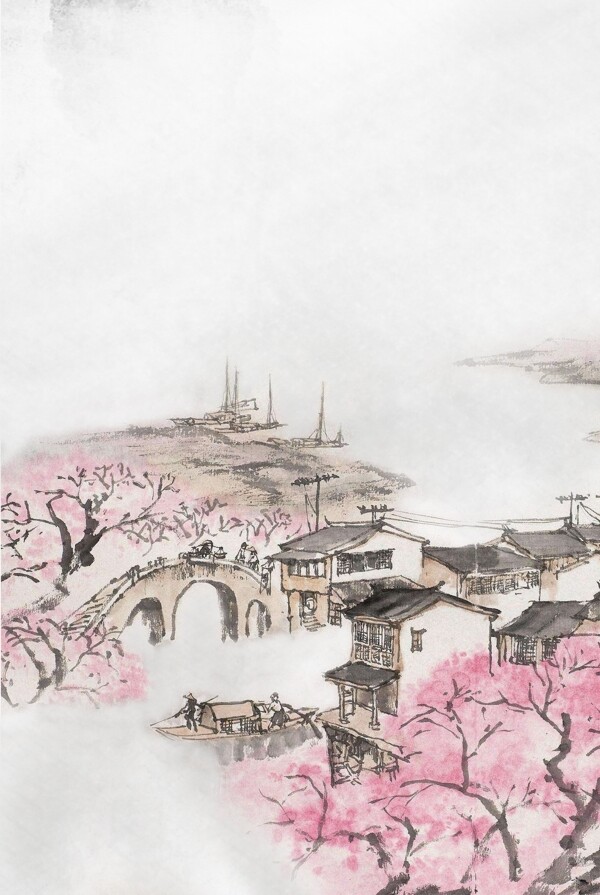 中國風(fēng)背景