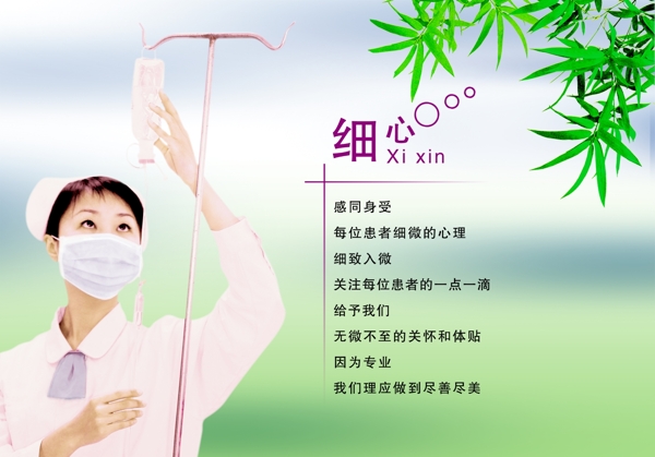 細心醫(yī)院文化設計模板