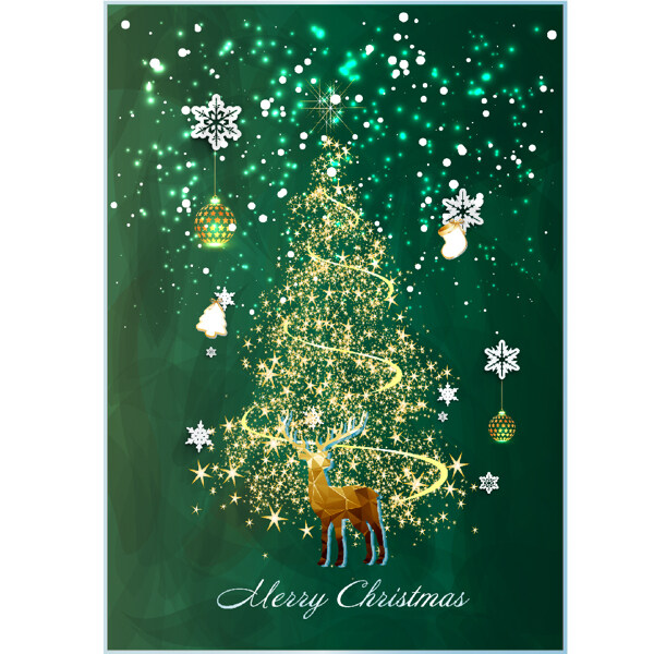 MerryChristmas圣誕節(jié)插畫