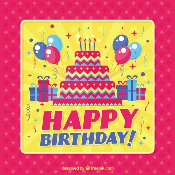 蛋糕生日背景