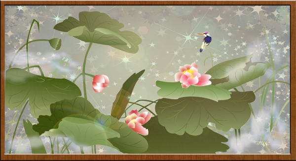 金池荷花圖片