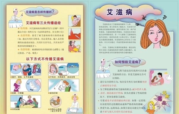 艾滋病宣傳單圖片