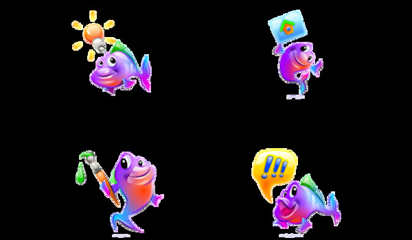 卡通魚圖標(biāo)