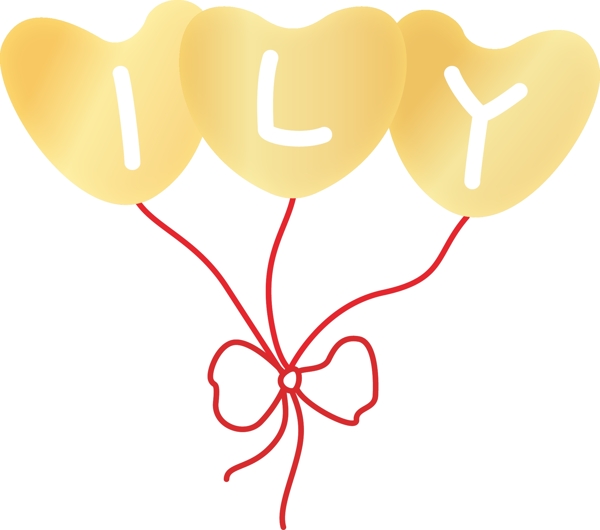 ILY气球