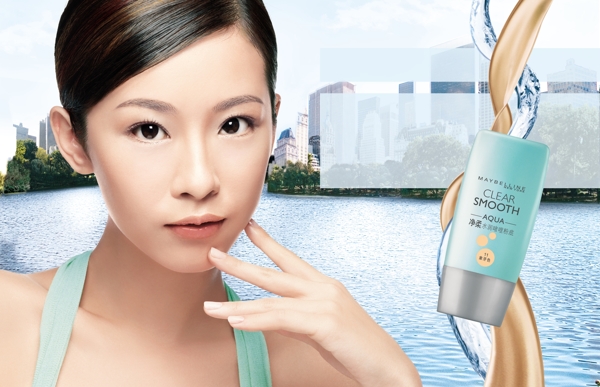 化妝品美女廣告圖片