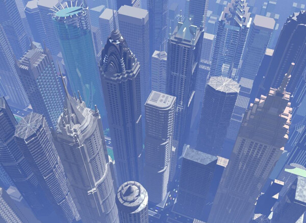 立体城市图片