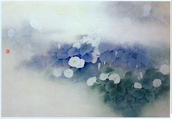 花葉國(guó)畫圖片