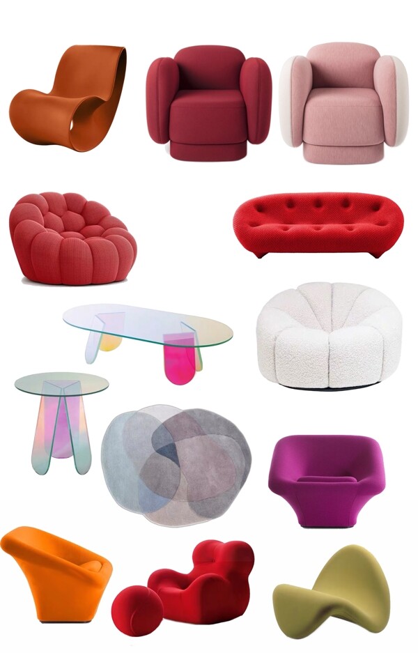 现代家具沙发免抠高清图片