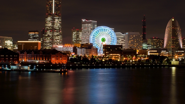 都市的夜景壁紙
