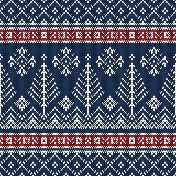 时尚圣诞节编织背景矢量素材设计