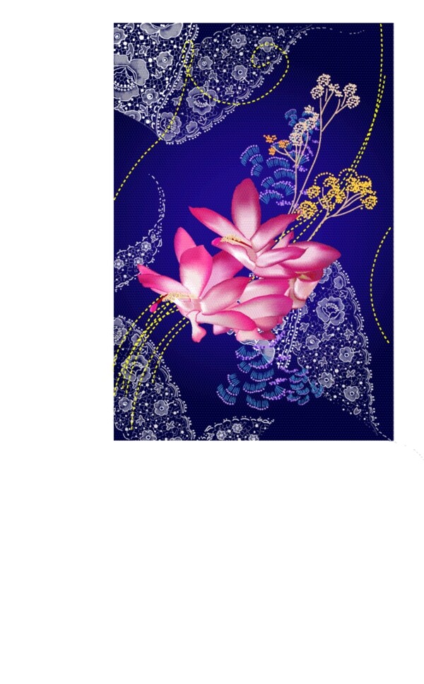 歐美花紋410