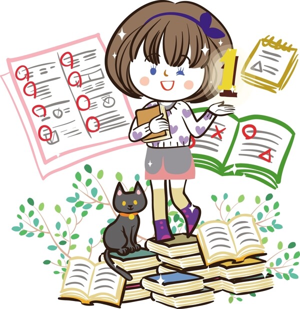 最新韓國矢量卡通素材539