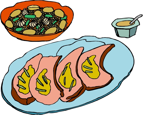 食物矢量圖
