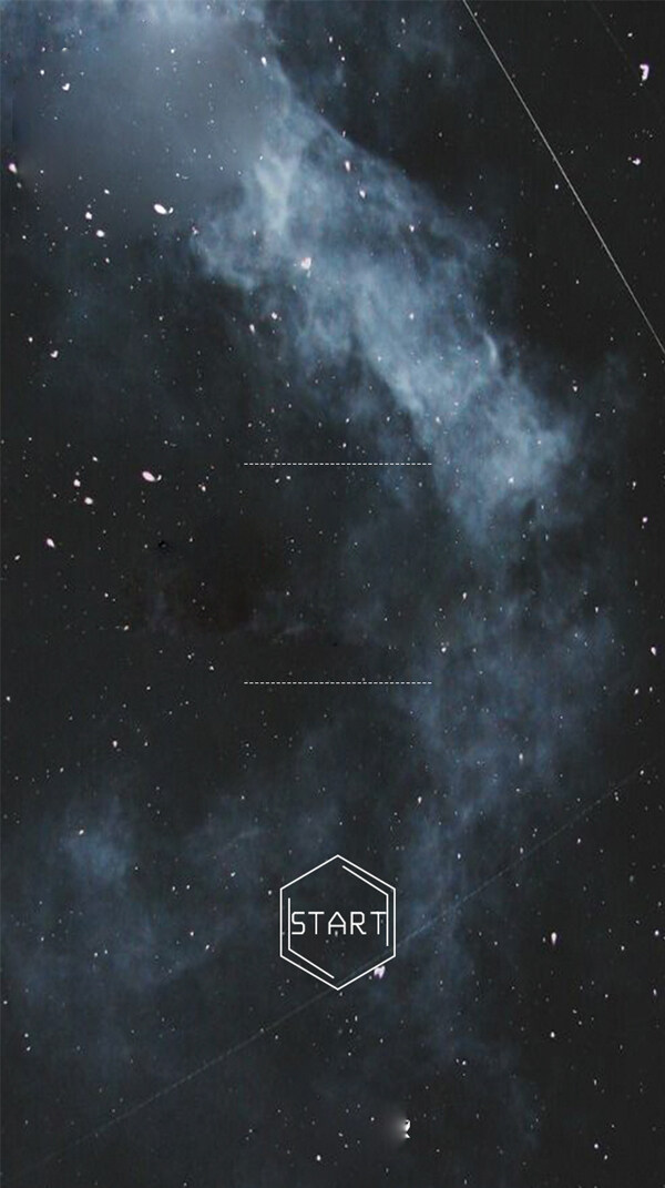 流星黑底海報H5背景素材