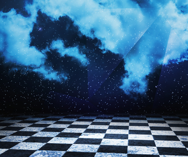摘要舞臺(tái)背景的天空
