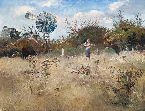 ArthurBoydAutumnLandscape1959畫家風(fēng)景畫靜物油畫建筑油畫裝飾畫