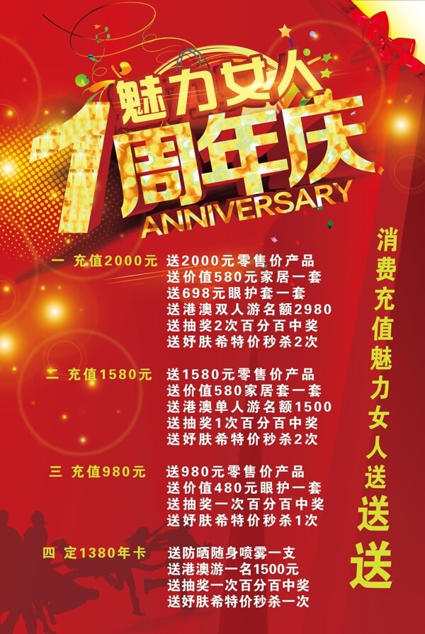 魅力女人一周年店慶