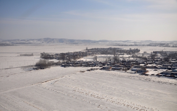 北方村庄的冬天图片