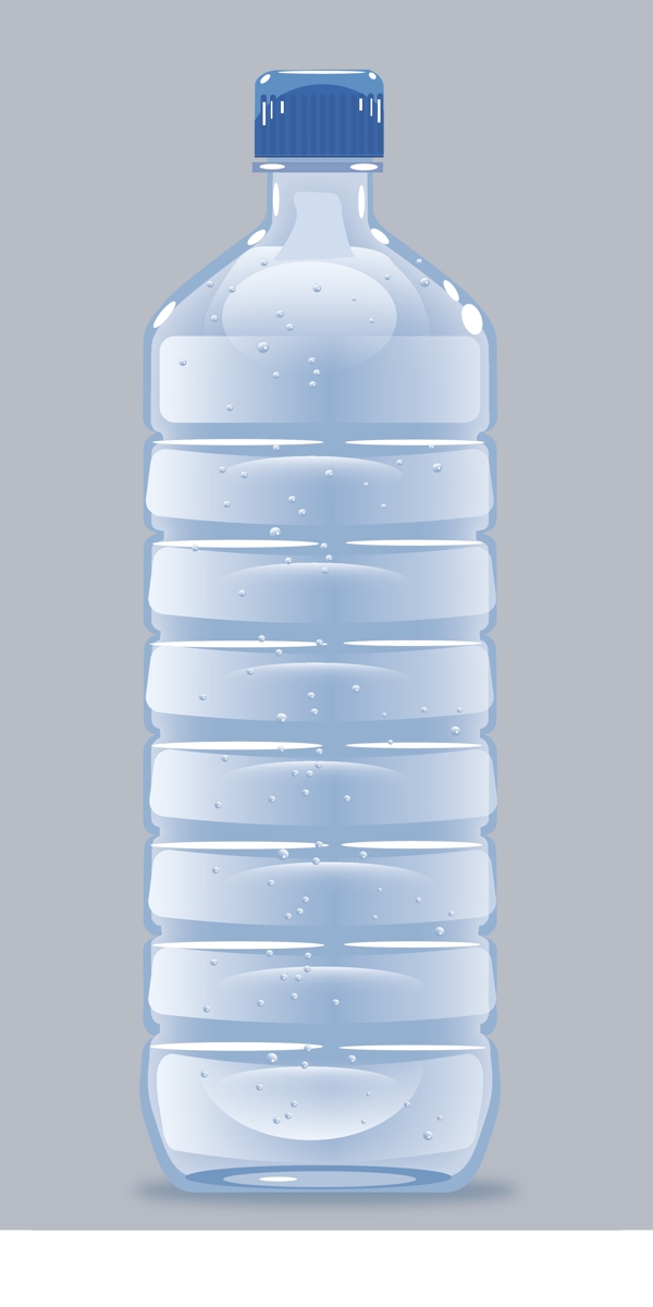塑料水瓶矢量