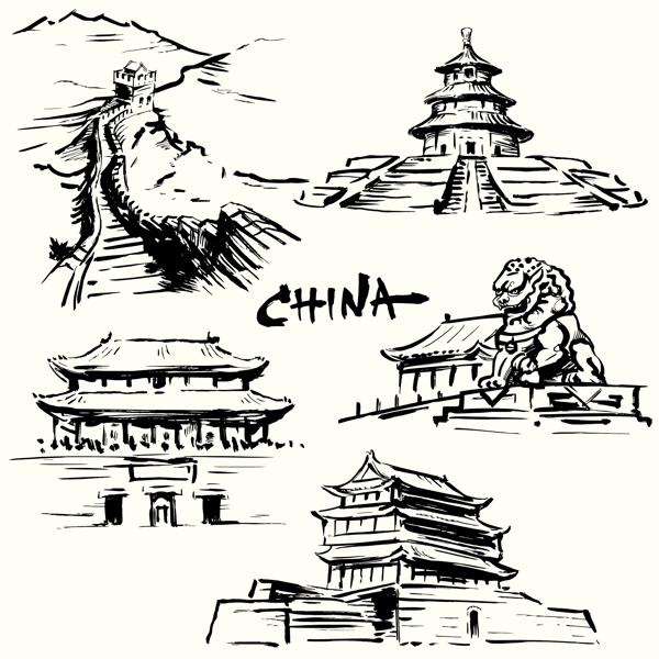中国著名建筑图片