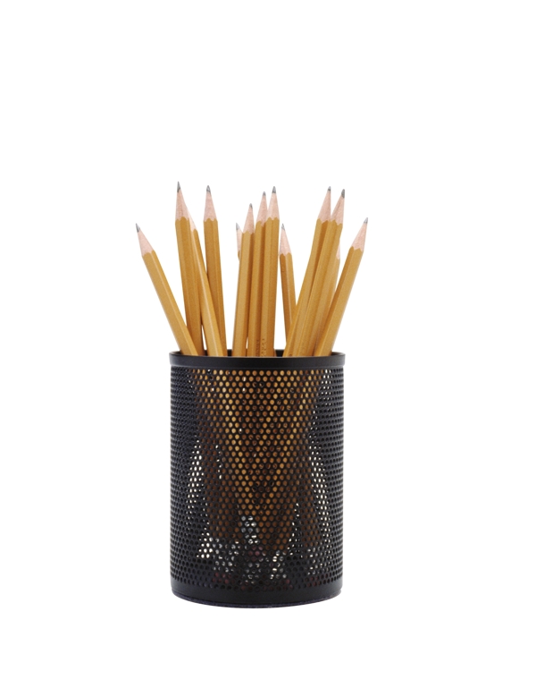 文化用品笔筒和铅笔抠图格式