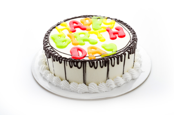 美味奶油生日蛋糕圖片