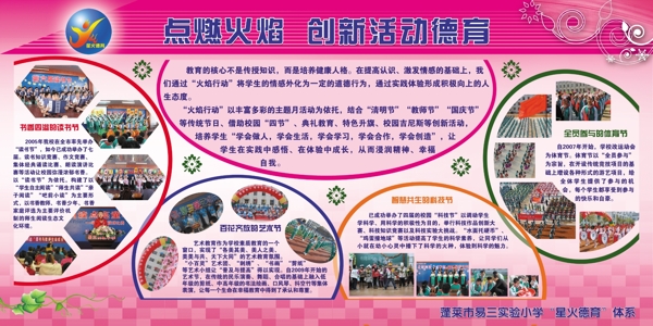 校園文化德育展板圖片