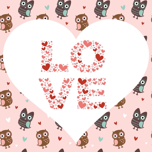 valentine39s天03矢量插圖
