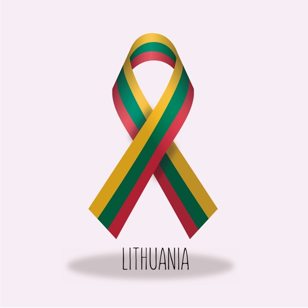 立陶宛国旗丝带设计