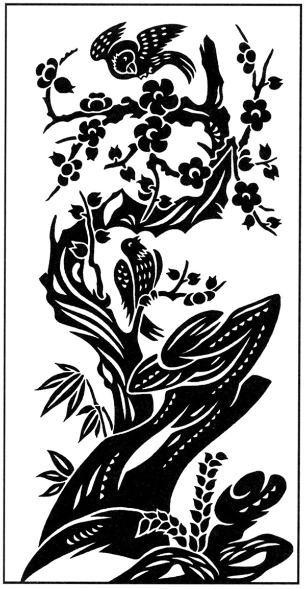 花鳥(niǎo)圖案?jìng)鹘y(tǒng)裝飾0188