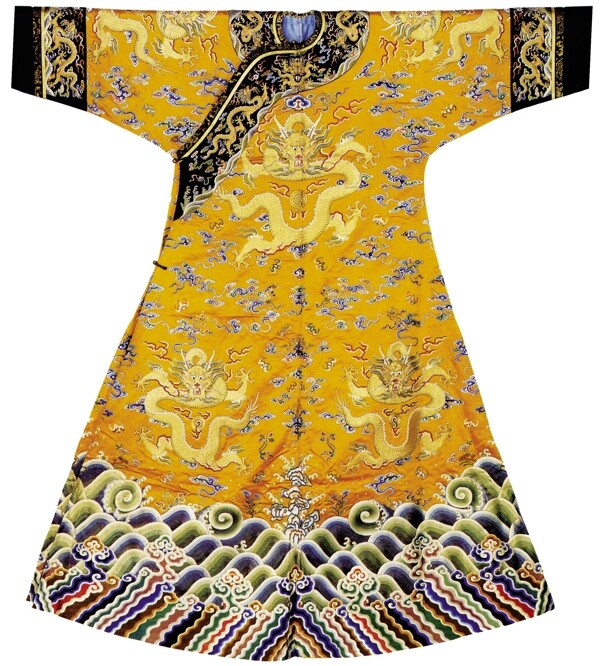民間服飾清朝官服布藝古龍雙龍龍鳳呈祥古服繡花民間藝術(shù)中華刺繡PSD分層素材源文件中國(guó)傳統(tǒng)元素整合圖庫(kù)