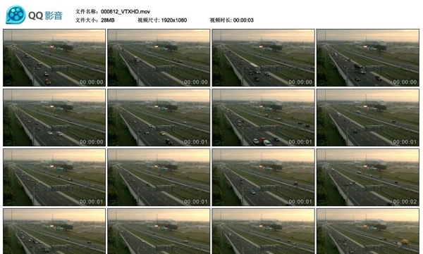 城市高速公路高清实拍视频素材