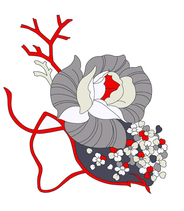 位圖成熟優(yōu)雅女裝色彩優(yōu)雅植物毛衫印花免費素材