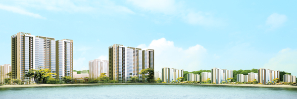 大氣城市建筑banner背景