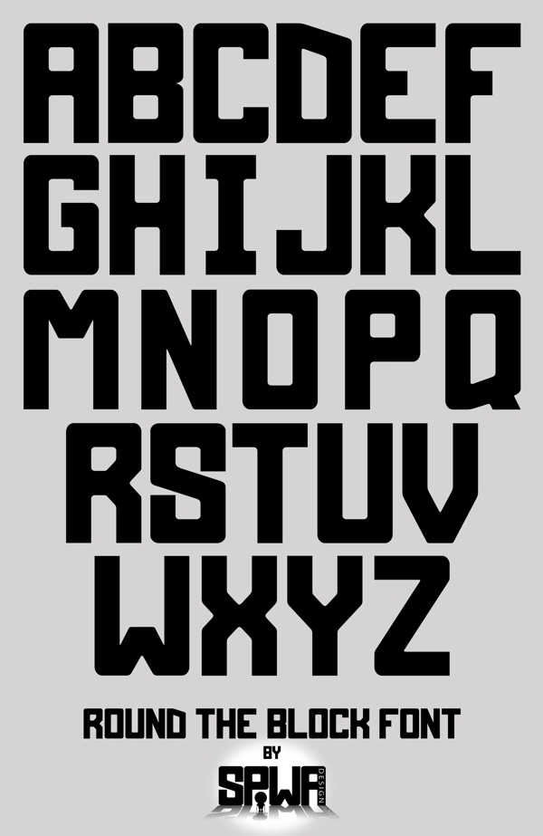 圓塊字體