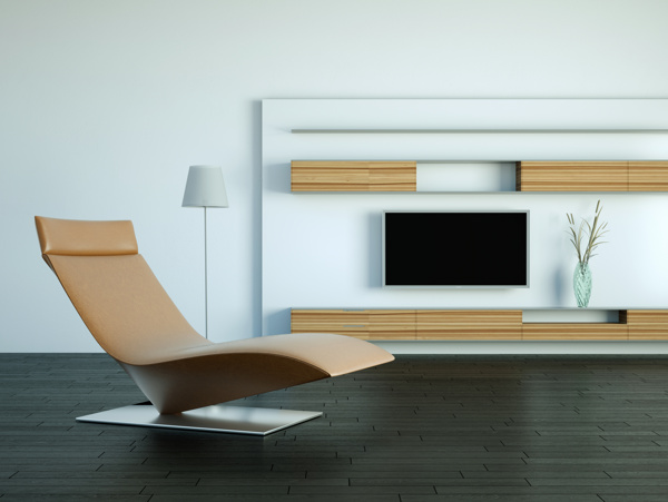 木质躺椅客厅设计