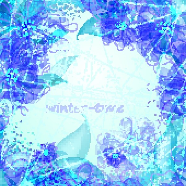 五顏六色的花朵背景02矢量