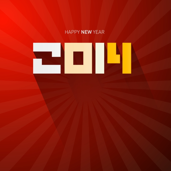 创意2014新年设计背景04