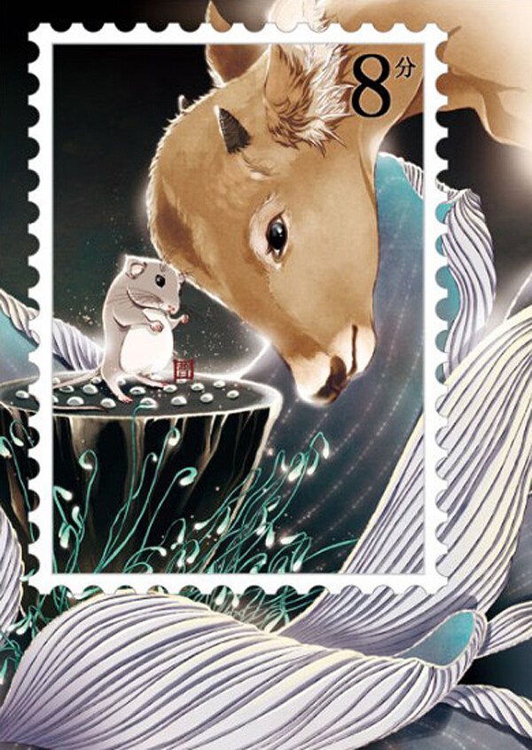 位圖插畫時尚插畫動物插畫藝術效果免費素材