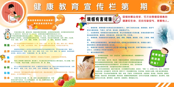 社區(qū)健康宣傳欄圖片