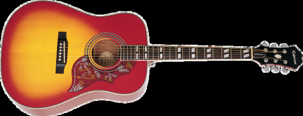 红色漂亮电吉他免抠png透明图层素材