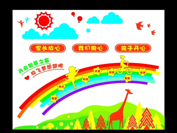 幼兒園外墻文化