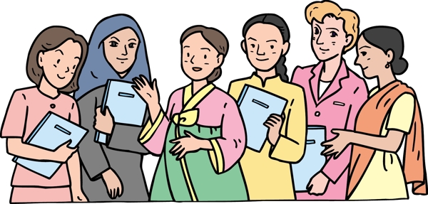 婦女漫畫(huà)圖片